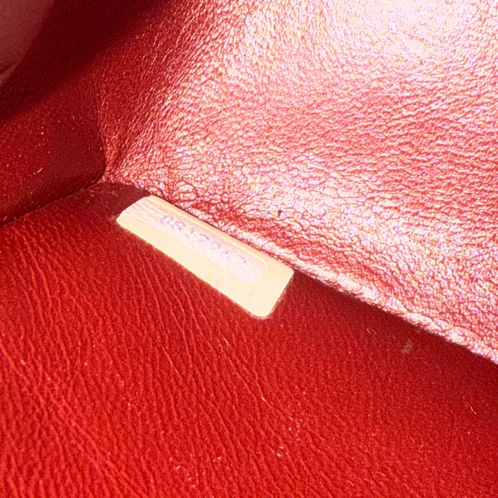 Chanel Vintage Black Quilted Leather Shoulder Bag Gold Chain Medium Double Flap - Picture 7 of 8